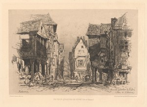 Un Vieux Quartier de Vitré (Ille-et-Vilaine)