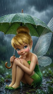 Under a Leaf Umbrella