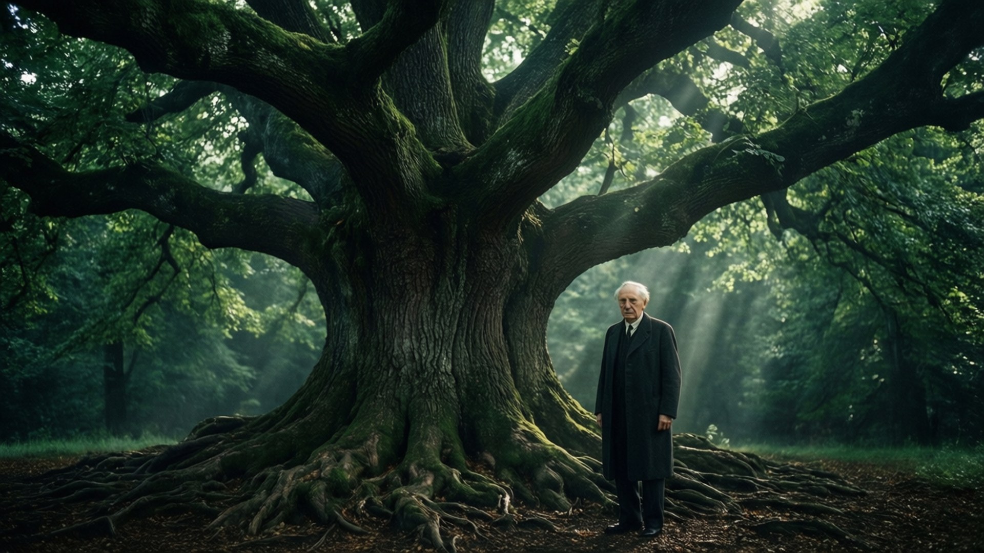 Under the Ancient Oak by Wallpapers.art Studio
