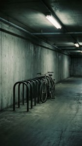 Underground Garage Bike Rack