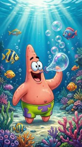 Underwater Bubbles Patrick