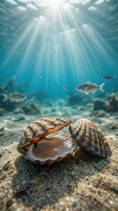Underwater Cockle Bed