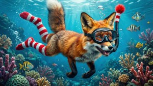 Underwater Fox