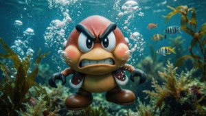 Underwater Goomba Adventure