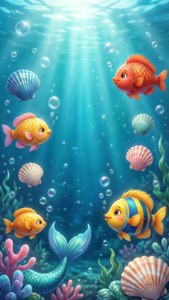 Underwater Mermaid Fiesta
