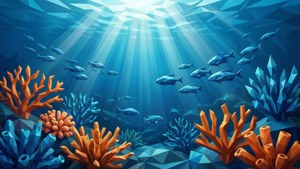 Underwater Poly Reef