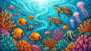 Underwater Reef Doodle