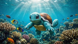Underwater Squirtle Serenity