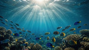 Underwater Sunbeams