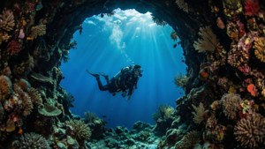 Underwater Tunnel Dive