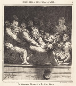 Une Discussion littéraire a la deuxième Galerie