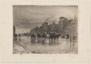 Une Matinée d'Hiver au Quai de l'Hôtel-Dieu (Winter Morning on the Quai de l'Hôtel-Dieu)