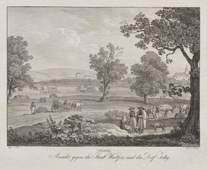 Ungern, Ansicht gegen die Stadt Waitzen und das Dorf Telky