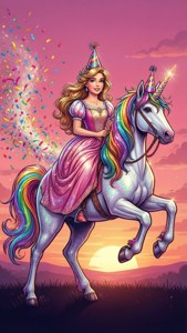 Unicorn Birthday Ride