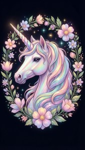 Unicorn Cameo Fantasy