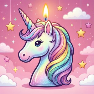 Unicorn Candle Dream