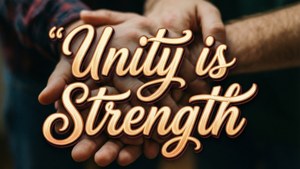 Unity is Strength Quote