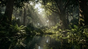 Unreal Forest Oasis