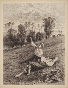 Untitled (Boys Flying a Kite)