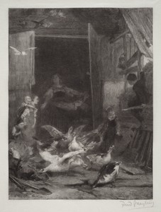 Untitled (Farm Scene)