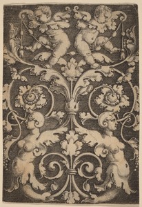 Upright Ornament with Two Sirens