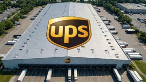 UPS Facility Roof Logo