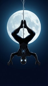 Upside Down Under Moon