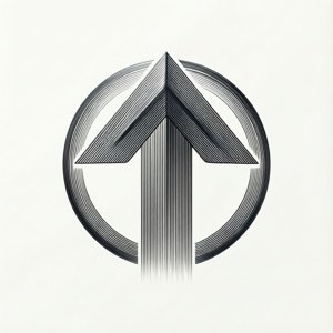 Upward Badge Arrow
