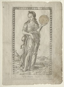Urania (astronomy) (from the Tarocchi series D:  Apollo and the Muses, #12)