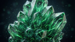 Uranium Crystal Abstract