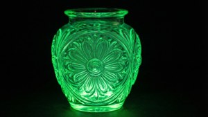 Uranium Glass Vase