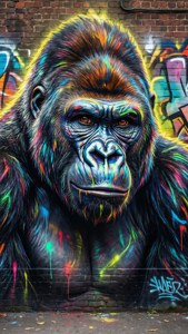 Urban Graffiti Gorilla