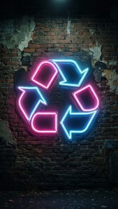 Urban Neon Recycle