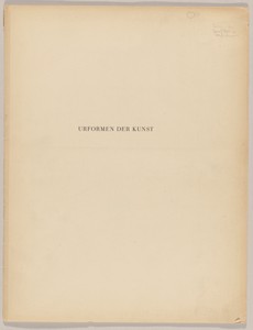 Urformen der Kunst