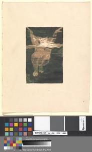 Urizen Swims through Dark Waters (Plate 5)