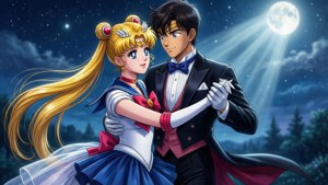 Usagi and Mamoru Moonlight Dance