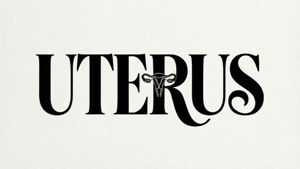 Uterus Typography Bold