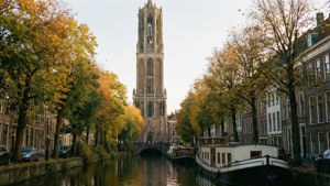 Utrecht Dom Tower and Canal