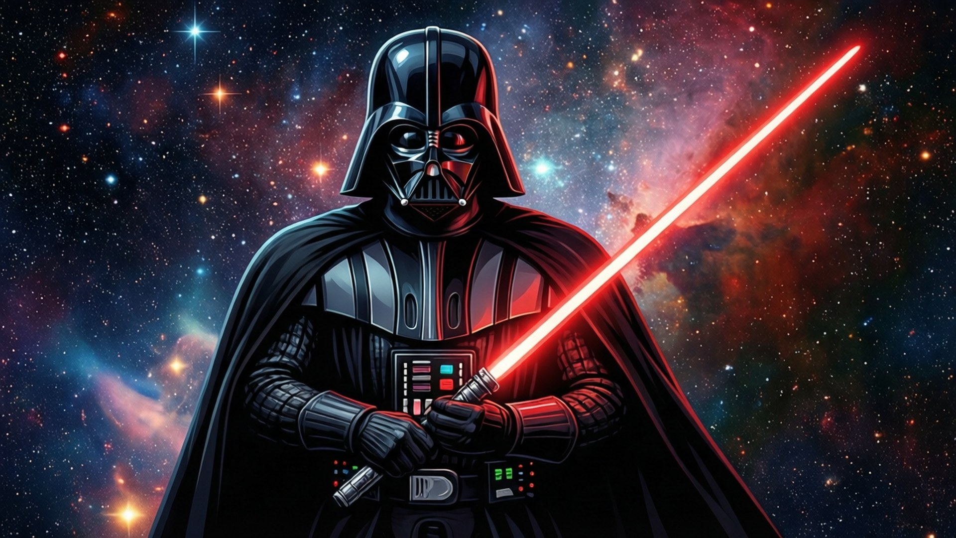 Vader's Silhouette by Wallpapers.art Studio