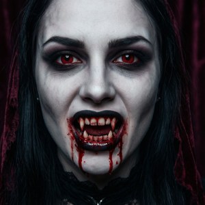 Vampire Goth Close-up