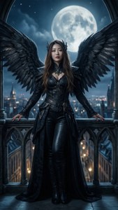 Vampire on Balcony