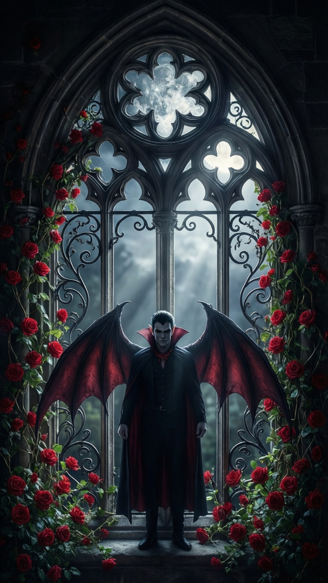Vampire Silhouette by Wallpapers.art Studio