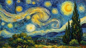 Van Gogh's Cloudscape