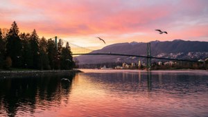 Vancouver Sunrise Over Stanley Park