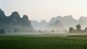 Vang Vieng Misty Karsts