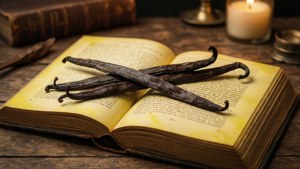 Vanilla and Old Book