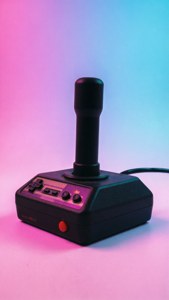 Vaporwave Atari Joystick