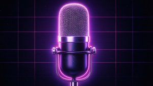 Vaporwave FNF Mic Grid