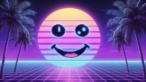 Vaporwave Lenny
