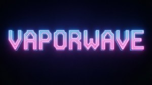 Vaporwave Neon Sign